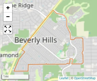 Area schools map
